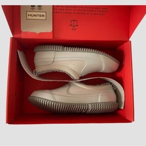 HUNTER Frosted Gray Sherpa-Lined Rain Shoe | Size 3 | Big Kid - Unisex